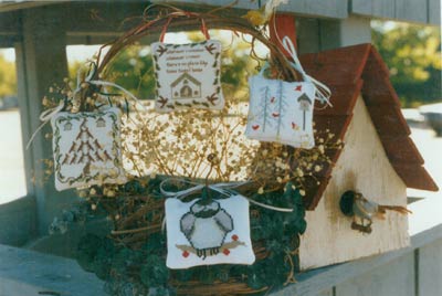 Bird Ornaments Cross Stitch Leaflet