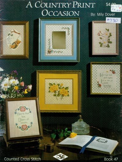 A Country Print Occasion Cross Stitch Leaflet