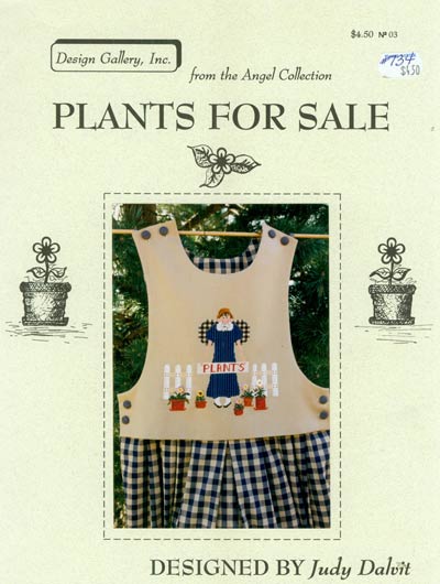 Plants For Sale from the Angel Collection Cross Stitch Leaflet