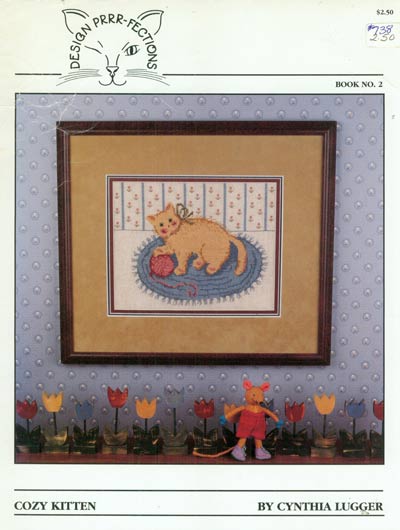 Cozy Kitten Cross Stitch Leaflet
