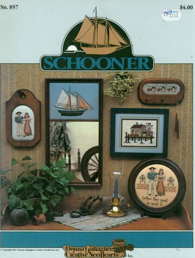 Schooner Cross Stitch Leaflet