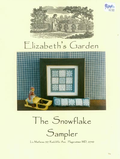 The Snowflake Sampler Cross Stitch Leaflet