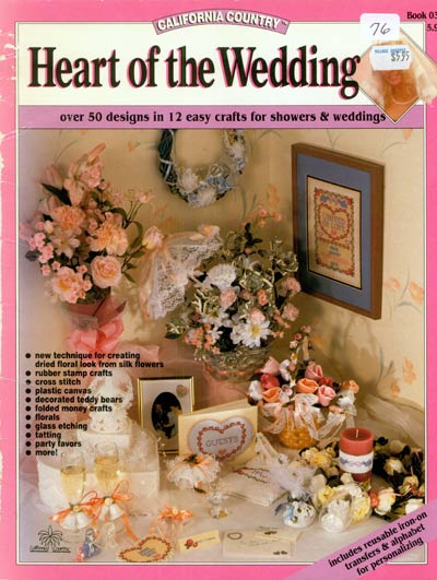 California Country - Heart of the Wedding Cross Stitch Leaflet