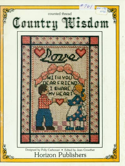 Country Wisdom Cross Stitch Leaflet
