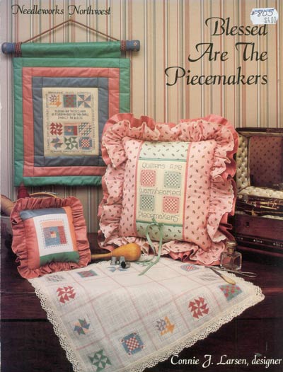 Blessed Are The Piecemakers Cross Stitch Leaflet