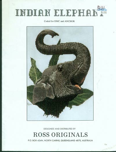 Indian Elephant Cross Stitch Leaflet