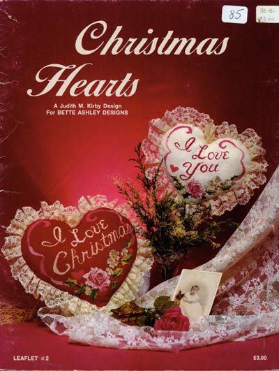 Christmas Hearts Cross Stitch Leaflet