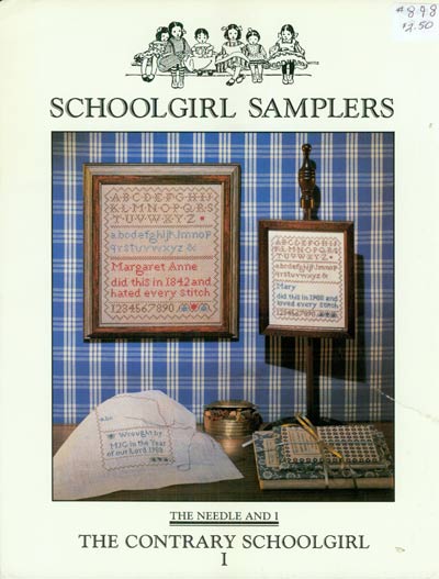The Contrary Schoolgirl Cross Stitch Leaflet