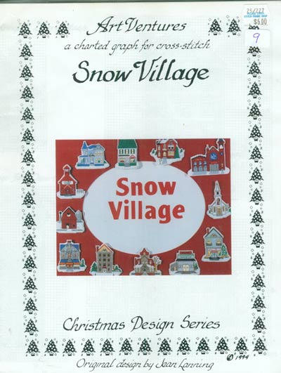 Snow Village Cross Stitch Leaflet