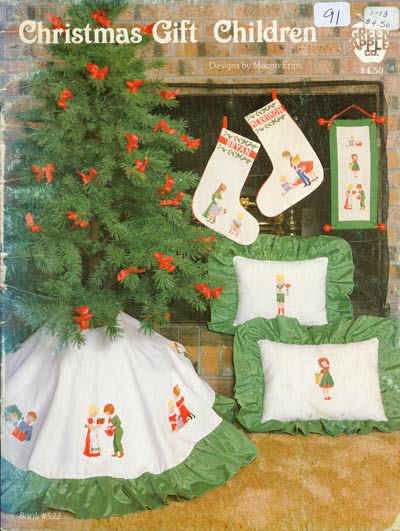 Christmas Gift Children Cross Stitch Leaflet