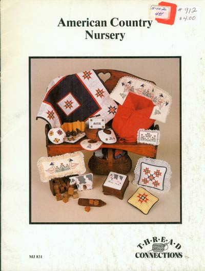 American Country Nursery Cross Stitch Leaflet