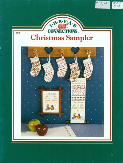 Christmas Sampler  Cross Stitch Leaflet