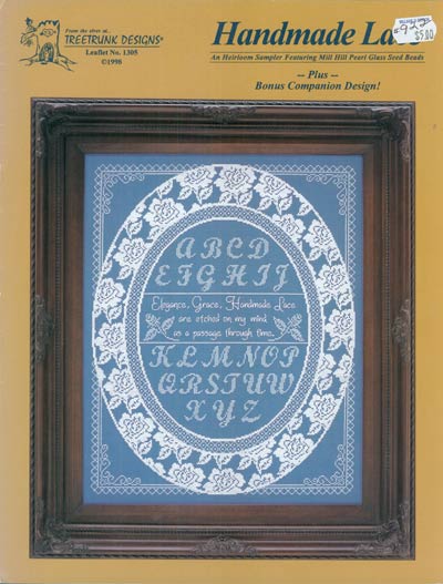 Handmade Lace Cross Stitch Leaflet