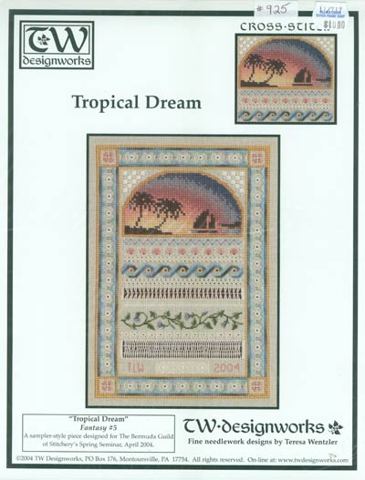 Tropical Dream Cross Stitch Leaflet
