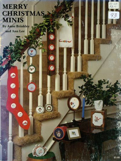Merry Christmas Minis Cross Stitch Leaflet