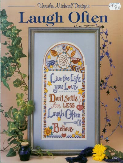 Laugh Often Cross Stitch Leaflet