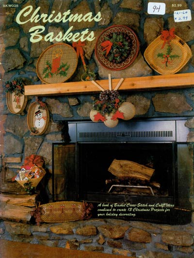 Christmas Baskets Cross Stitch Leaflet