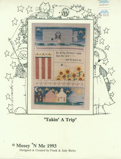 Takin' A Trip Cross Stitch Leaflet