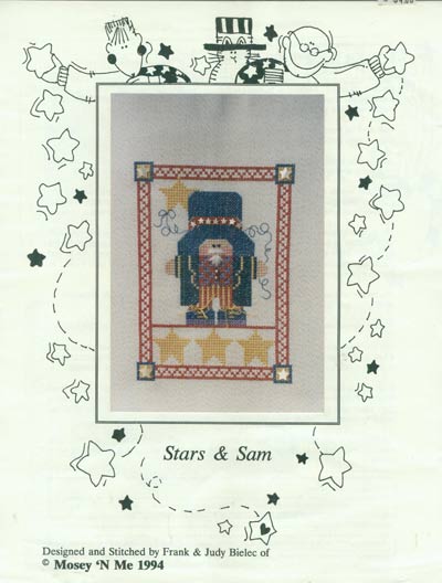 Stars and Sam Cross Stitch Leaflet