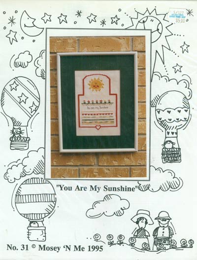 You Are My Sunshine Cross Stitch Leaflet