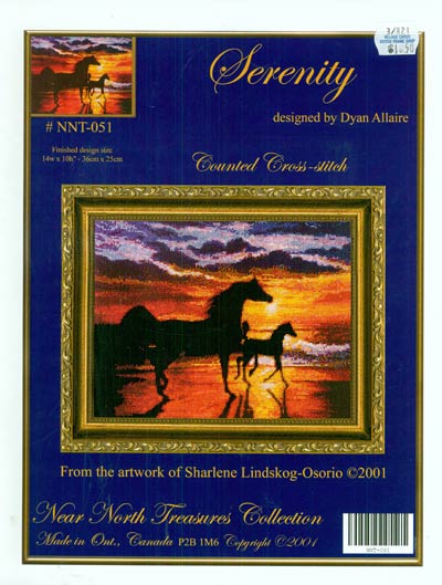 Serenity   Cross Stitch Leaflet
