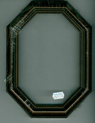 Wood Octagon Frame - Walnut Cross Stitch Frames