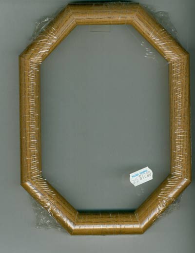 Wood Octagon Frame - Natural Cross Stitch Frames