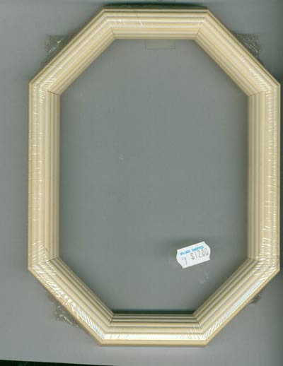 Wood Octagon Frame - White Cross Stitch Frames