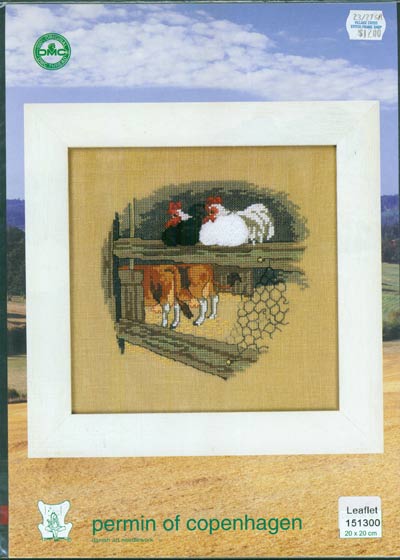 Chickens and Hens Cross Stitch Leaflet