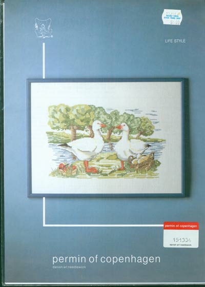 Goose Family Cross Stitch Leaflet