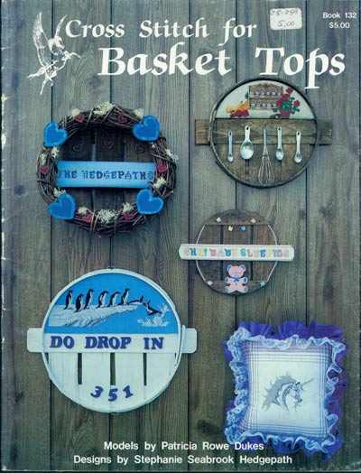 Cross Stitch For Basket Tops Cross Stitch Leaflet