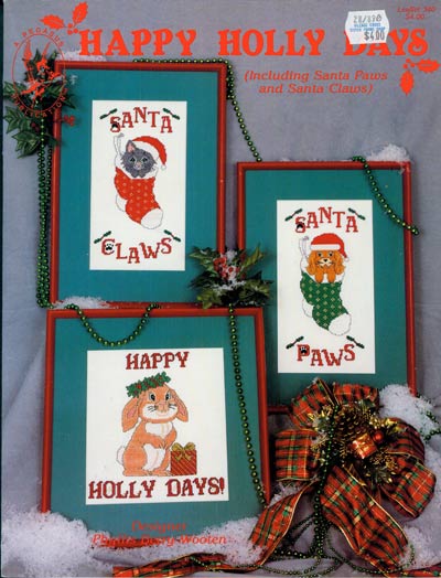 Happy Holly Days Cross Stitch Leaflet
