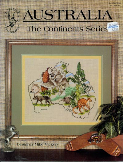 Australia - The Continents Series Cross Stitch Leaflet