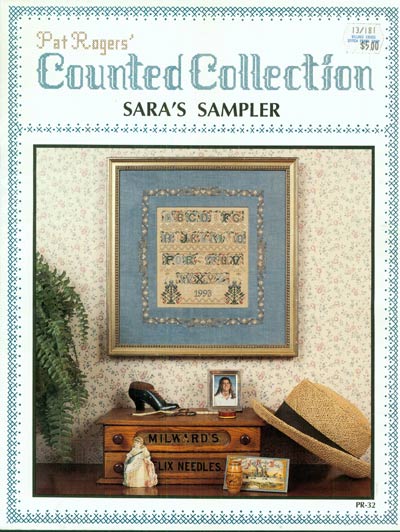 Sara's Sampler Cross Stitch Leaflet