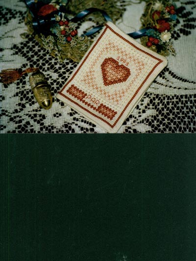 Victorian Heart Needlecase Kit Cross Stitch Kit