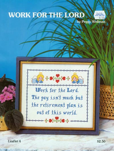 Work For The Lord Cross Stitch Leaflet