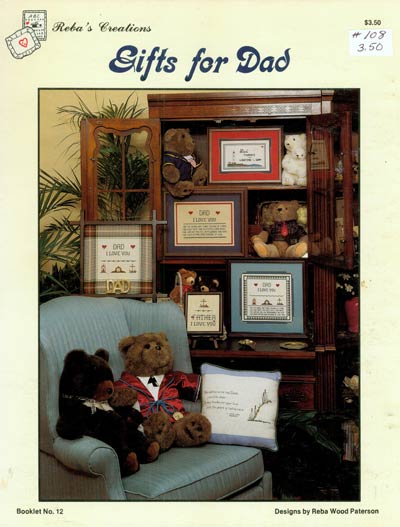 Gifts for Dad Cross Stitch Leaflet
