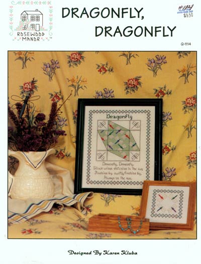 Dragonfly, Dragonfly Cross Stitch Leaflet