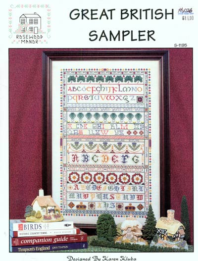 Great British Sampler Cross Stitch Leaflet