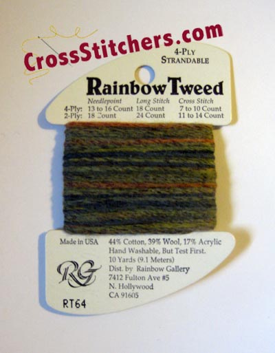 Rainbow Gallery Rainbow Tweed RT64 Country Garden Cross Stitch Thread