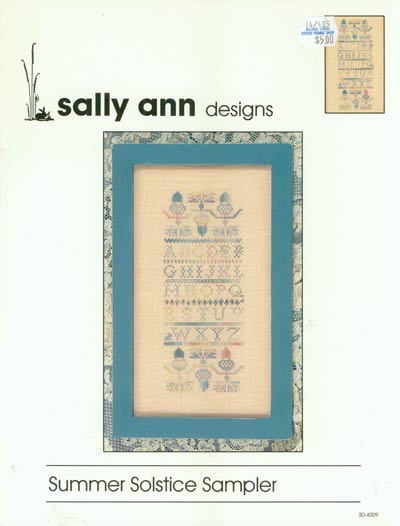 Summer Solstice Sampler Cross Stitch Leaflet