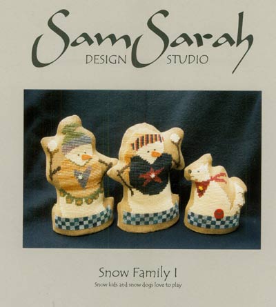 Snow Family l Cross Stitch Leaflet