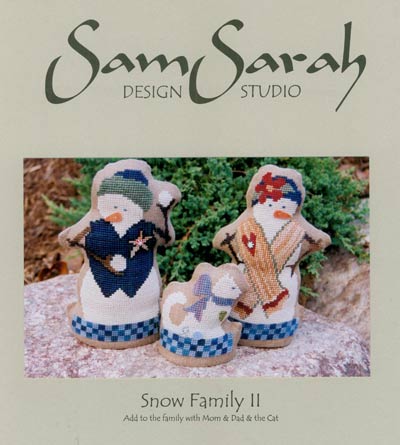 Snow Family ll Cross Stitch Leaflet