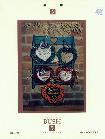 Folio Eight - Door Hearts Cross Stitch Leaflet
