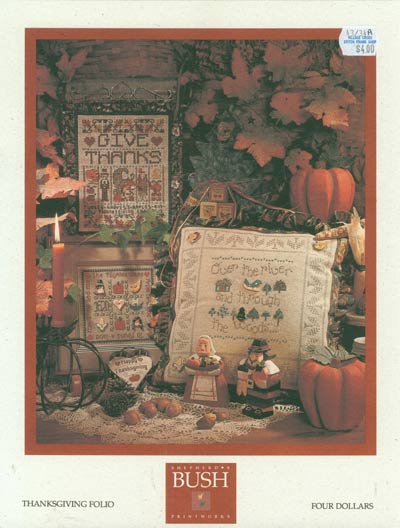 Thanksgiving Folio Cross Stitch Leaflet