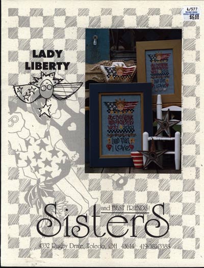 Lady Liberty Cross Stitch Leaflet