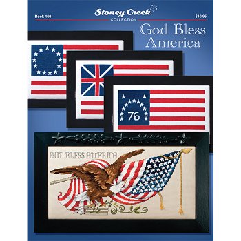 Book 460 God Bless America Cross Stitch Leaflet
