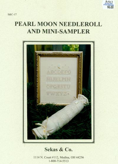 Pearl Moon Needleroll and Mini Sampler Cross Stitch Leaflet