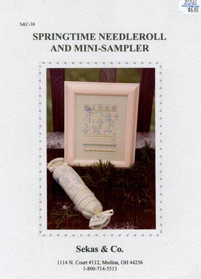 Springtime Needleroll and Mini Sampler Cross Stitch Leaflet