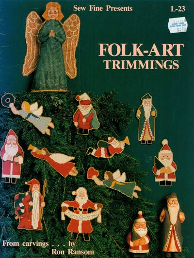 Folk-Art Trimmings Cross Stitch Leaflet